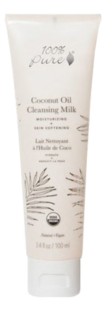 Органическое молочко для лица с кокосовым маслом Coconut Oil Cleansing Milk 100мл