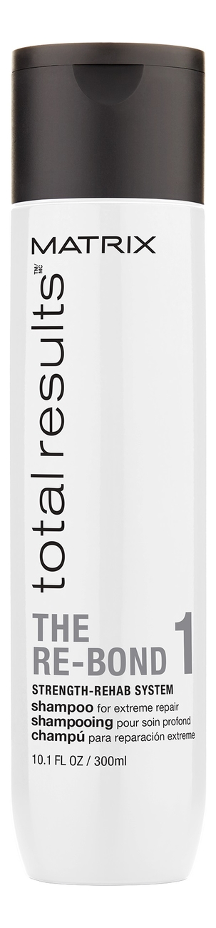 

Шампунь для волос Total Results The Re-Bond Strength Rehab System Shampoo: Шампунь 300мл, Шампунь для волос Total Results The Re-Bond Strength Rehab System Shampoo