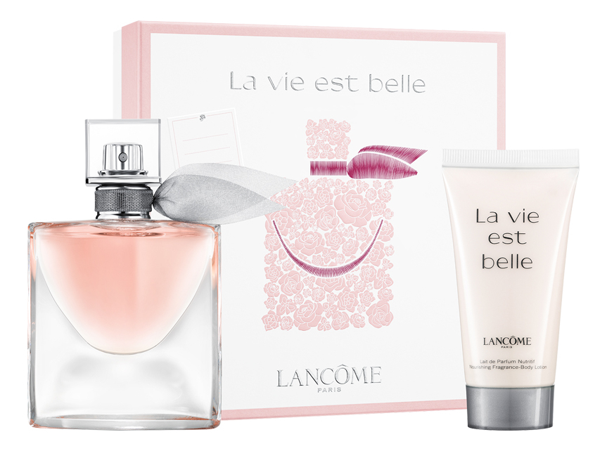 La Vie Est Belle: набор (п/вода 50мл + лосьон д/тела 50мл) lancome подарочный набор la vie est belle с миниатюрой