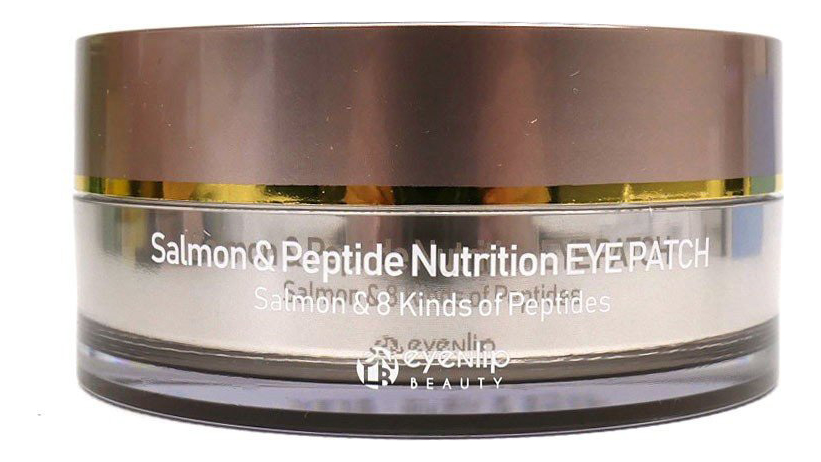 Патчи для глаз гидрогелевые с лососевым маслом Salmon Oil Nutrition Eye Patch 60шт eyenlip патчи для глаз гидрогелевые с лососевым маслом и пептидами salmon oil
