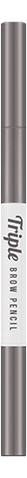 

Автоматический карандаш для бровей Triple Brow Pencil 0,58г: Gray Brown, Автоматический карандаш для бровей Triple Brow Pencil 0,58г