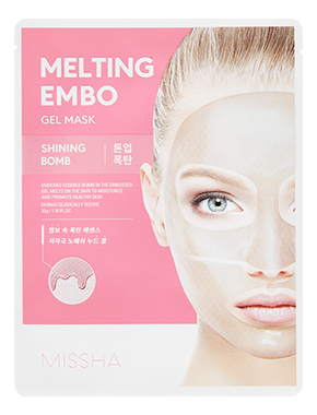 

Тканевая отбеливающая маска для лица Embo Gel Mask Shining Bomb 30г