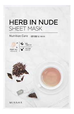 

Тканевая маска для лица Herb In Nude Sheet Mask Nutrition Care 23г