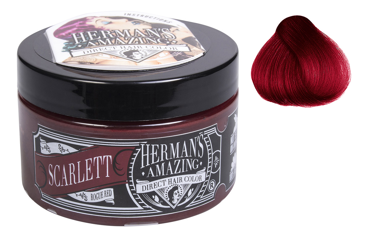 

Краска для волос Direct Hair Color 115мл: Scarlett Rouge Red, Краска для волос Direct Hair Color 115мл