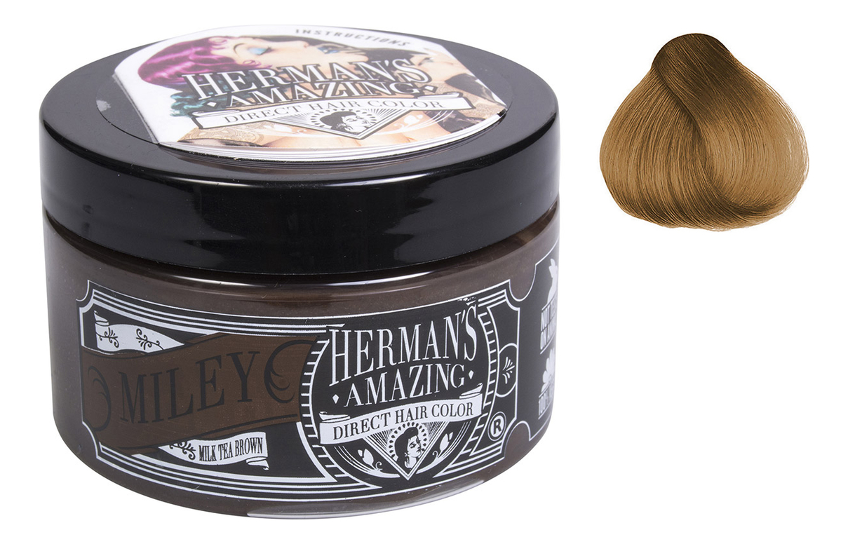 

Краска для волос Direct Hair Color 115мл: Miley Milk Tea Brown, Краска для волос Direct Hair Color 115мл