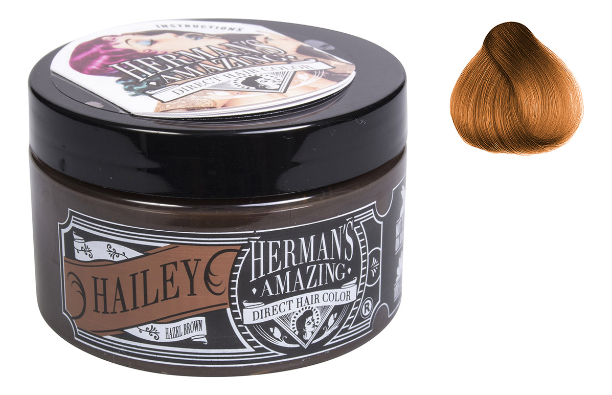 

Краска для волос Direct Hair Color 115мл: Hailey Hazel Brown, Краска для волос Direct Hair Color 115мл