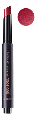 

Помада для губ с экстрактом хлопка Eco Soul Kiss Button Lips Cottony 2г: 01 Bowtie, Помада для губ с экстрактом хлопка Eco Soul Kiss Button Lips Cottony 2г