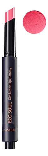 

Помада для губ с экстрактом хлопка Eco Soul Kiss Button Lips Cottony 2г: 03 My Dream, Помада для губ с экстрактом хлопка Eco Soul Kiss Button Lips Cottony 2г
