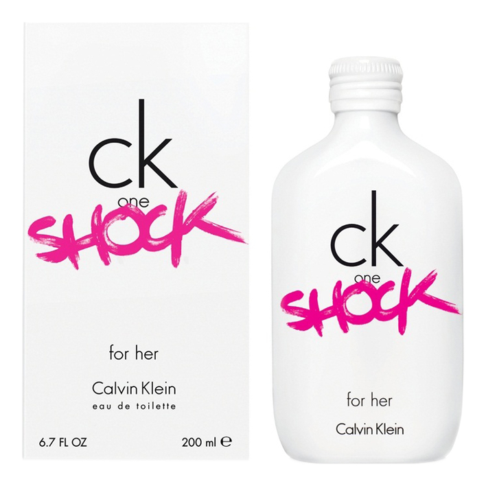 CK One Shock For Her: туалетная вода 200мл туалетная вода женская delta parfum fashion weekend 50 мл