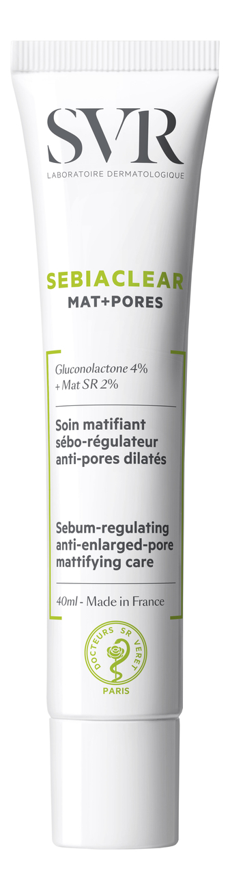 

Матирующий гель-уход для лица Sebiaclear Mat + Pores 40мл