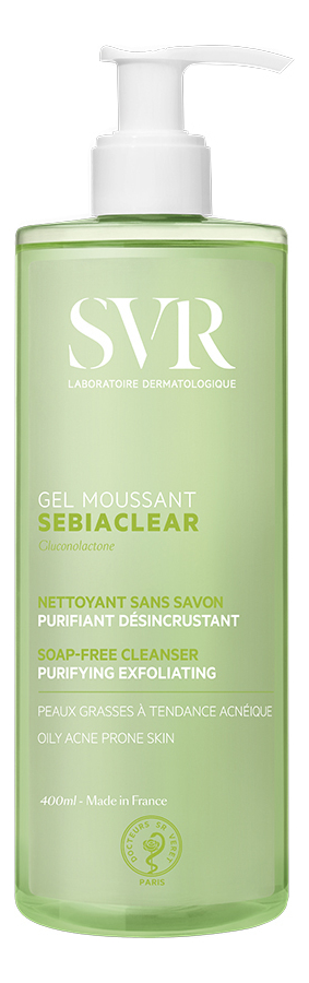 

Пенящийся мусс для лица Sebiaclear Gel Moussant: Мусс 400мл, Пенящийся мусс для лица Sebiaclear Gel Moussant