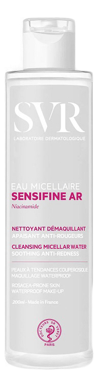 набор для лица sensifine мицеллярная вода ar eau micellaire 75мл питательный бальзам nutri baume 40мл Мицеллярная вода Sensifine AR Eau Micellaire: Мицеллярная вода 200мл