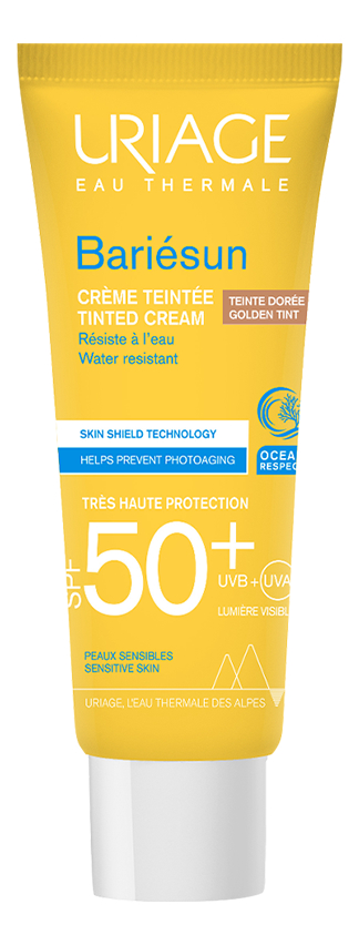 

Солнцезащитный тональный крем для лица Bariesune Teintee SPF50+ 50мл: Золотистый, Солнцезащитный тональный крем для лица Bariesune Teintee SPF50+ 50мл
