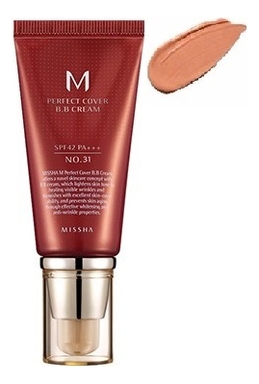 BB крем для лица M Perfect Cover BB Cream SPF42 PA+++ 50мл: 31 Golden Beige от Randewoo