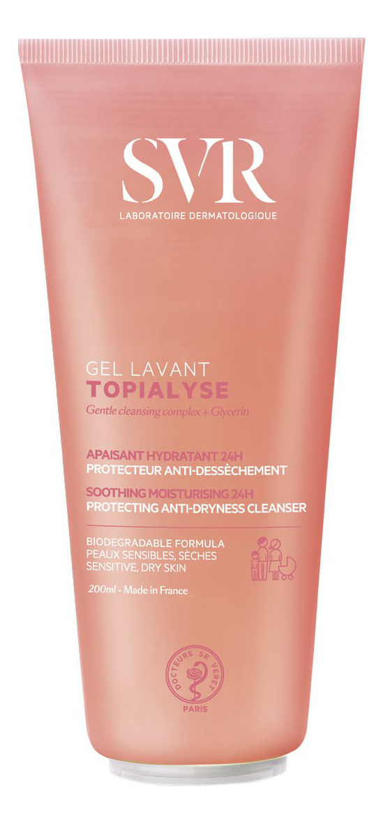 

Очищающий гель для лица и тела Topialyse Gel Lavant: Гель 200мл, Очищающий гель для лица и тела Topialyse Gel Lavant