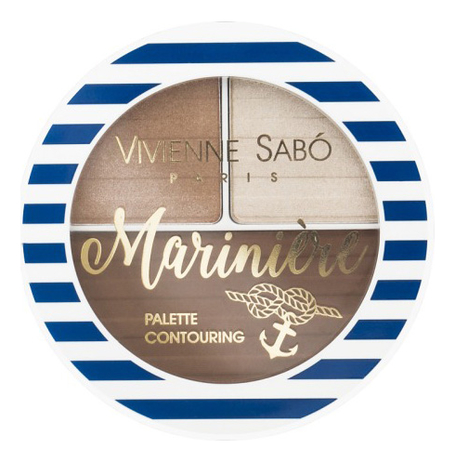 Палетка для скульптурирования лица Palette Contouring Pour Le Visage Mariniere 6г: No 02 от Randewoo