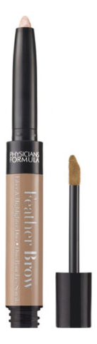 

Пудра + хайлайтер для бровей Eye Booster Lash Feather Brow Fiber & Highlighter Duo 1,2г: Light Brown, Пудра + хайлайтер для бровей Eye Booster Lash Feather Brow Fiber & Highlighter Duo 1,2г