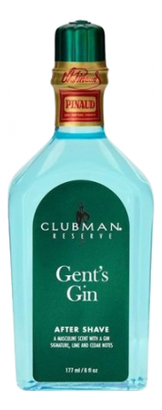 Лосьон после бритья Gent`s Gin After Shave (джин): Лосьон 177мл лосьон после бритья gents gin 177 мл clubman pinaud