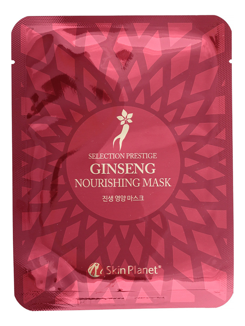 

Тканевая маска для лица с экстрактом женьшеня Skin Planet Ginseng Nourishing Mask 25г