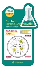 Mijin Тканевая маска для лица Чайное дерево Skin Planet Tea Tree Essence Calming Mask 26г