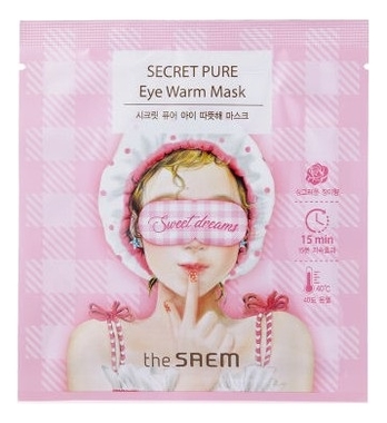 

Тепловая маска для кожи вокруг глаз Secret Pure Eye Warm Mask 1шт