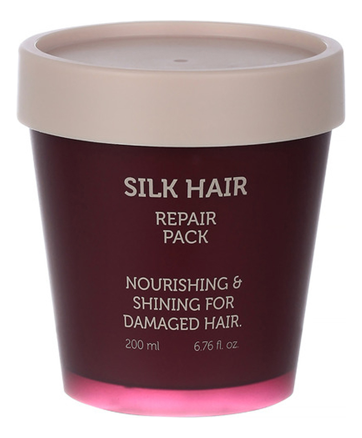 Маска для поврежденных волос Silk Hair Repair Pack 200мл