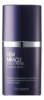 

Кислородная маска с экстрактом черного жемчуга Gem Miracle Black Pearl O2 Bubble Mask: Маска 50г, Кислородная маска с экстрактом черного жемчуга Gem Miracle Black Pearl O2 Bubble Mask