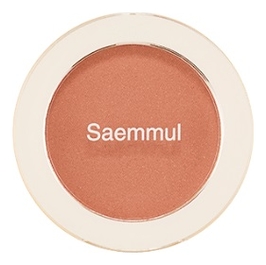 

Однотонные румяна Saemmul Single Blusher 5г: BE02 Flash Beige, Однотонные румяна Saemmul Single Blusher 5г