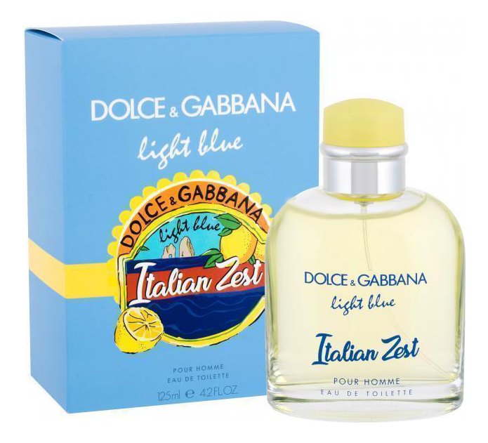 

Dolce Gabbana (D&G) Light Blue Pour Homme Italian Zest: туалетная вода 125мл, Dolce Gabbana (D&G) Light Blue Pour Homme Italian Zest