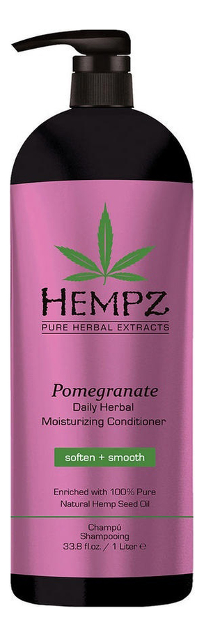

Увлажняющий и разглаживающий кондиционер для волос Daily Herbal Moisturizing Pomegranate Conditioner: Кондиционер 1000мл, Увлажняющий и разглаживающий кондиционер для волос Daily Herbal Moisturizing Pomegranate Conditioner