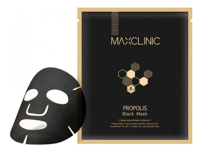 

Тканевая маска для лица Propolis Black Mask 4шт