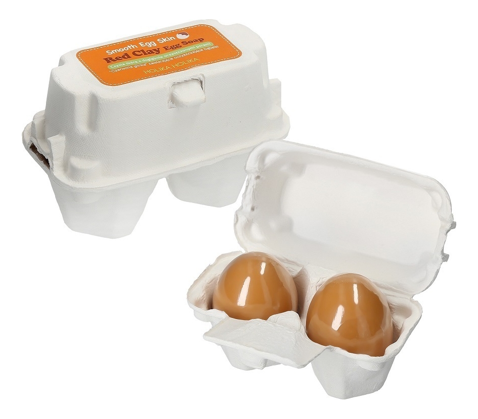 

Мыло-маска для лица с красной глиной Red Clay Egg Soap 2*50г
