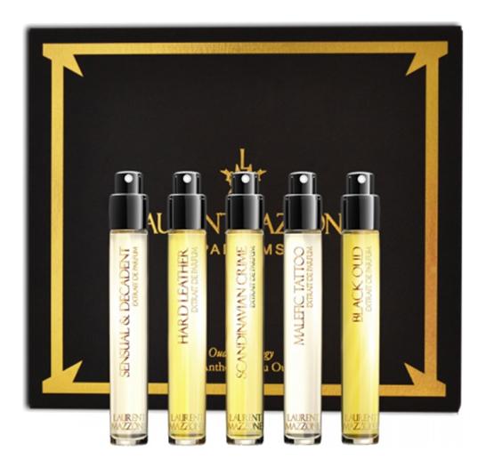 

Iconic Oud Anthology Set: парфюмерная вода 5*15мл (Black Oud + Hard Leather + Sensual & Decadent + Malefic Tatoo + Scandinavian Crime), Iconic Oud Anthology Set