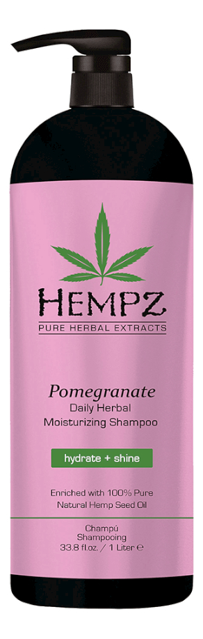 

Шампунь для волос Daily Herbal Moisturizing Pomegranate Shampoo 1000мл (гранат)