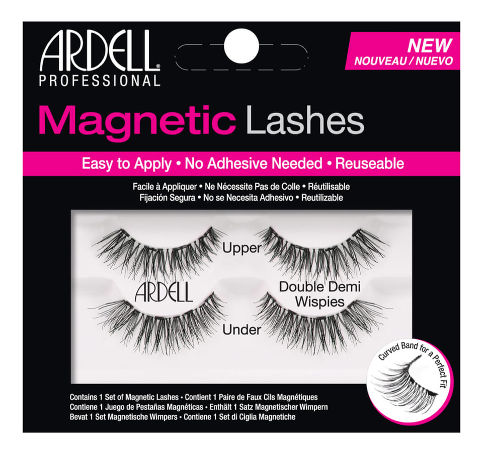 

Магнитные накладные ресницы Magnetic Strip Lash: Double Demi Wispies, Магнитные накладные ресницы Magnetic Strip Lash
