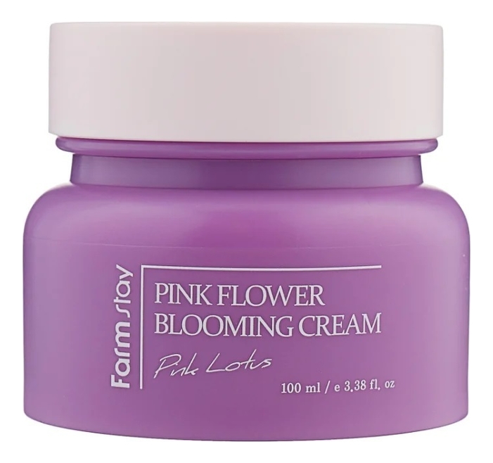 Крем для лица с экстрактом розового лотоса Pink Flower Blooming Cream Pink Lotus 100мл