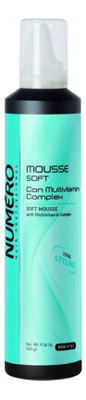 Пена для волос нормальной фиксации Styling Numero Mousse Soft 300мл