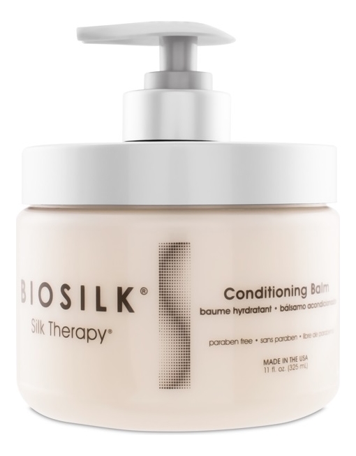 Несмываемый бальзам-кондиционер Шелковая терапия Biosilk Silk Therapy Conditioning Balm: Бальзам 325мл