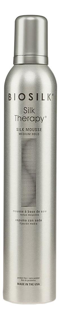 

Мусс для укладки волос Шелковая терапия Biosilk Silk Therapy Mousse Medium Hold 360г
