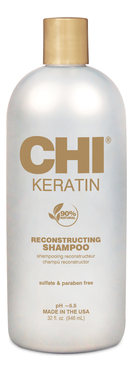 Кератиновый шампунь для волос Keratin Shampoo: Шампунь 946мл