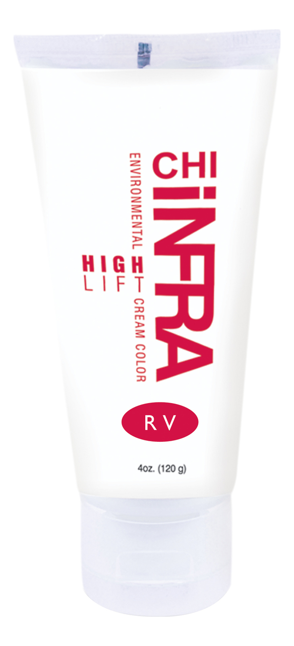 

Осветляющая крем-краска для волос Infra Environmental High Lift Cream Color 120г: RV Красно-фиолетовая, Осветляющая крем-краска для волос Infra Environmental High Lift Cream Color 120г