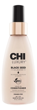 Несмываемый кондиционер для волос с маслом семян черного тмина Luxury Black Seed Oil Leave-In Conditioner 118мл
