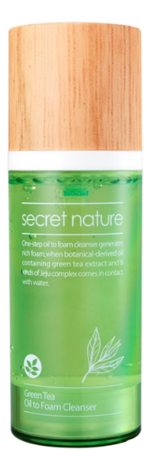 

Гидрофильное масло-пенка для лица с экстрактом зеленого чая Green Tea Oil To Foam Cleanser 100мл