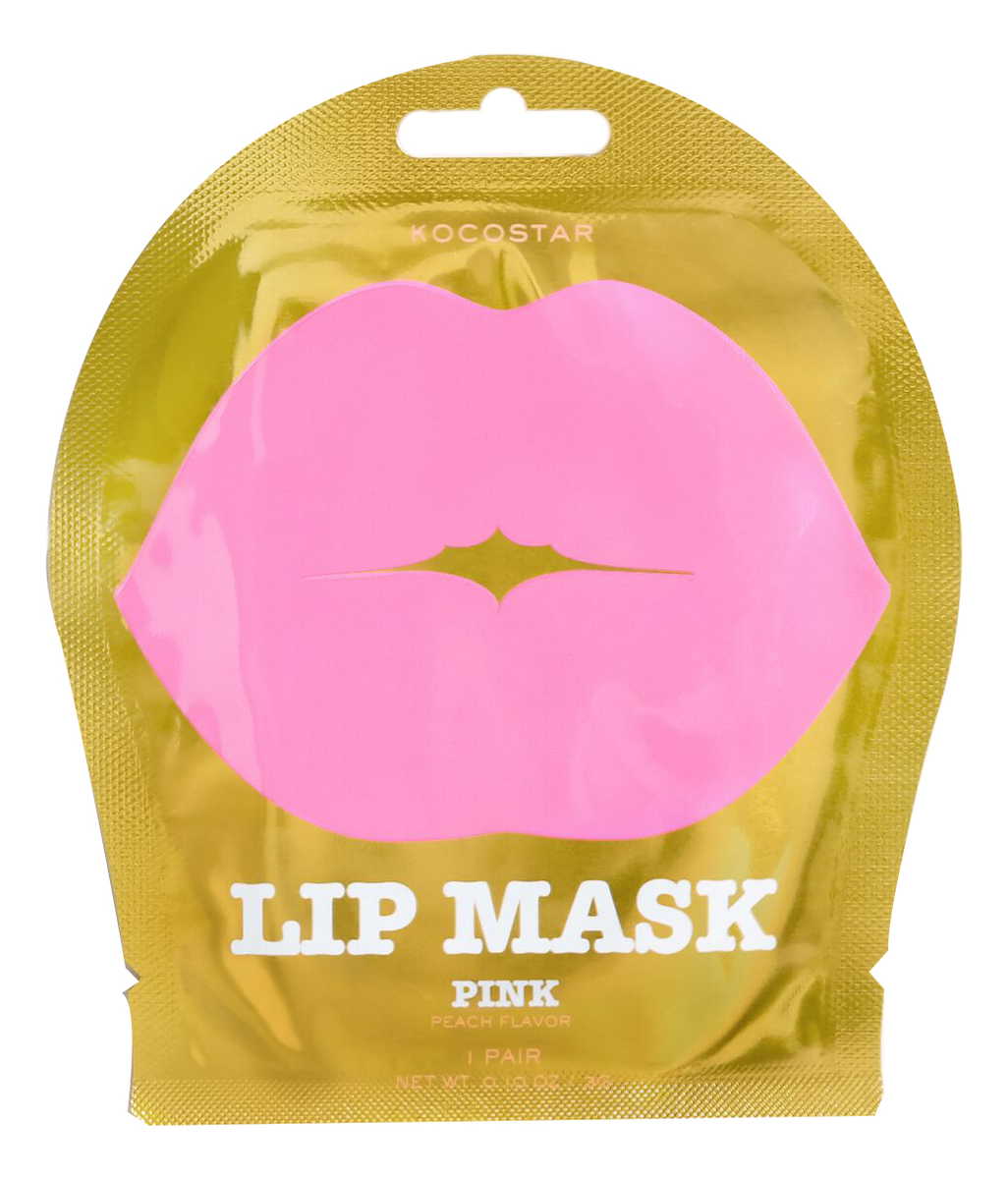 Гидрогелевые патчи для губ Lip Mask Pink Single Pouch 3г (персик): Патчи 1шт гидрогелевые патчи для губ lip mask single pouch 3г черешня патчи 1шт