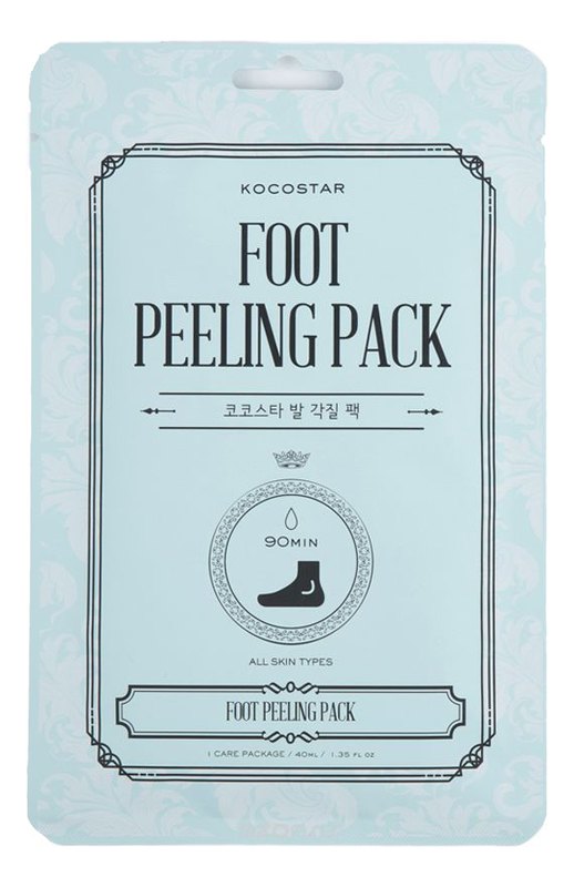 цена Педикюрная маска для ног Гладкие пяточки Foot Peeling Pack 40мл