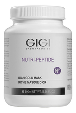 GiGi Пептидная альгинатная маска для лица Nutri-Peptide Rich Gold Mask 500мл