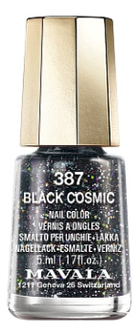 

Лак для ногтей Nail Color 5мл: 387 Black Cosmic, Лак для ногтей Nail Color 5мл