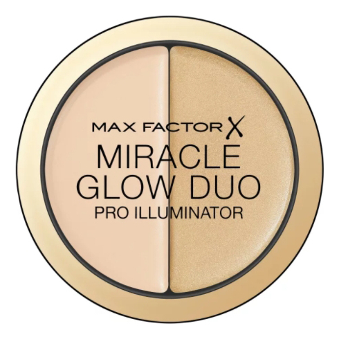 

Хайлайтер для лица Miracle Glow Duo: 10 Light, Хайлайтер для лица Miracle Glow Duo
