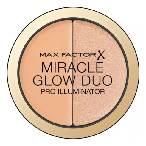 

Хайлайтер для лица Miracle Glow Duo: 20 Medium, Хайлайтер для лица Miracle Glow Duo