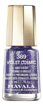 

Лак для ногтей Nail Color 5мл: 389 Violet Cosmic, Лак для ногтей Nail Color 5мл